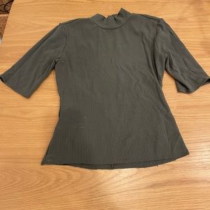 Reformation Ribbed Mockneck